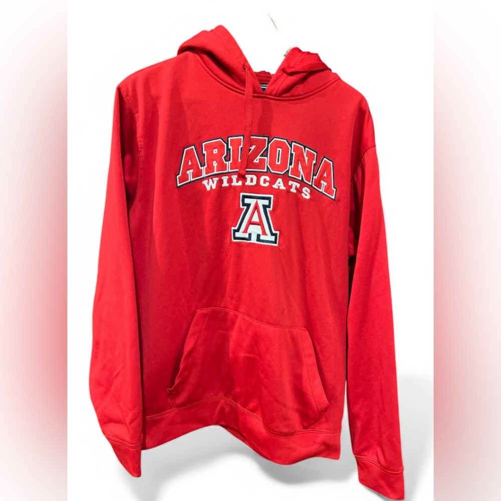Colosseum Own the Stands Red University of AZ Hooded Sweatshirt Size L